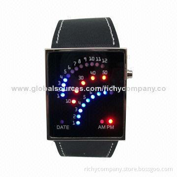 LED watch with fashionable design